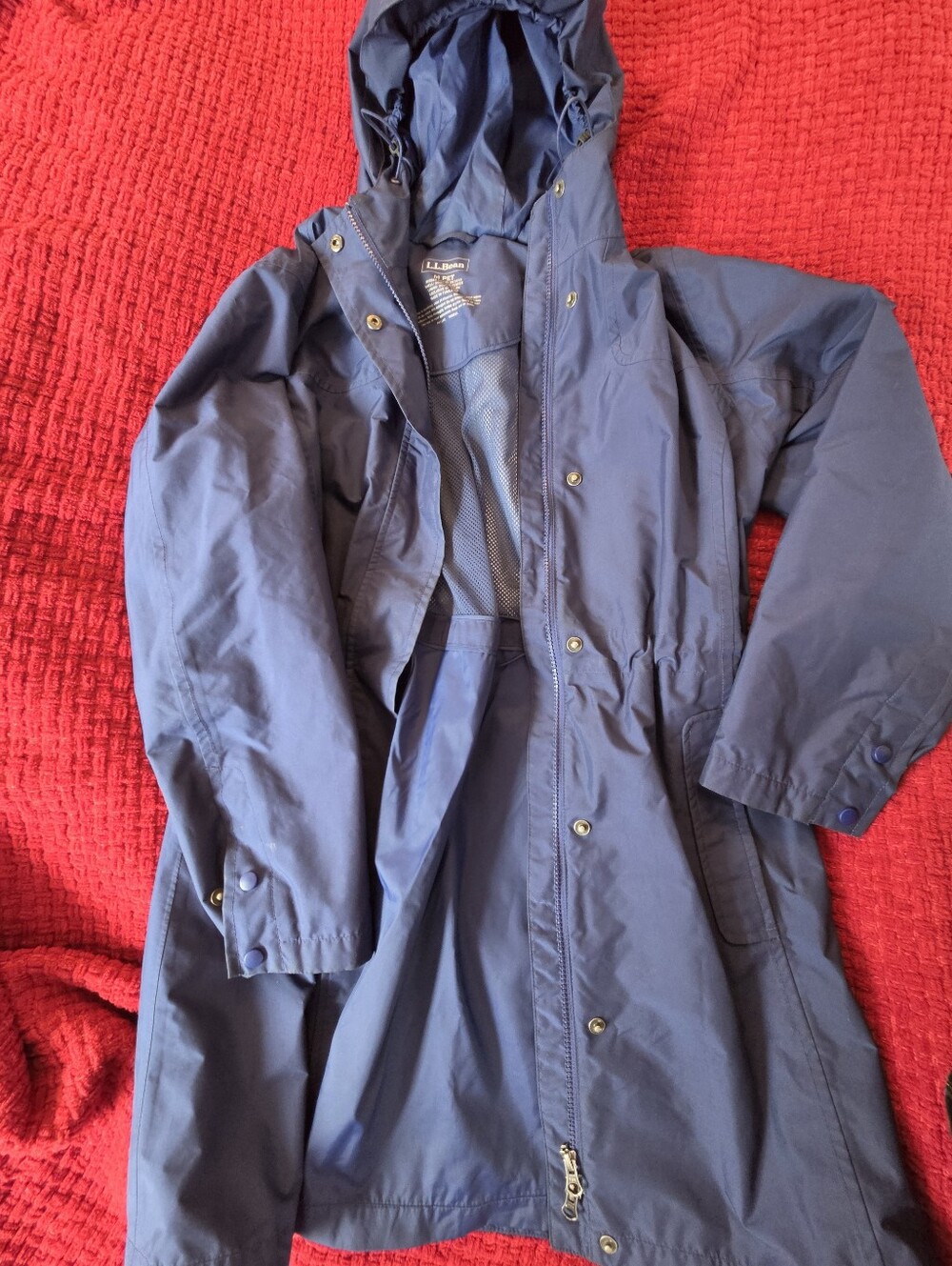 LLBean Long Raincoat